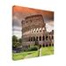 Ebern Designs Dolce Vita Rome 3 Colosseum of Rome at Sunset by Philippe Hugonnard - Wrapped Canvas Photograph Print Canvas in Brown/Green | Wayfair