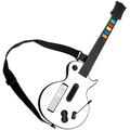 NBCP Wii Guitar Hero, Wireless Guitar Hero Controller for Guitar Hero Wii and Rock Band 2 Wii U Games (Excluding Rock Band 1) with Strap, Color White