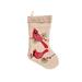 The Holiday Aisle® Cardinals Stocking Polyester in Brown | 20 H x 10 W in | Wayfair 709D537304D94A53922CFB98142DCA13