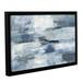 Latitude Run® 'Clear Water Indigo & Gray' - Painting Print Metal in Blue/Gray | 2 D in | Wayfair 3ED16A993348406CA057B02A068DF0BA