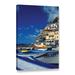 Breakwater Bay Positano's Colorful Boats by Kathy Yates - Photograph Print on Canvas Metal in Blue/White | 32 H x 24 W x 2 D in | Wayfair