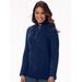 Appleseeds Women's Cuddle Boucle Pullover Sweater - Blue - 1X - Womens