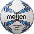 MOLTEN Indoor-Fußball F9V1900, Größe FUTSAL in Weiß/Blau/Silber