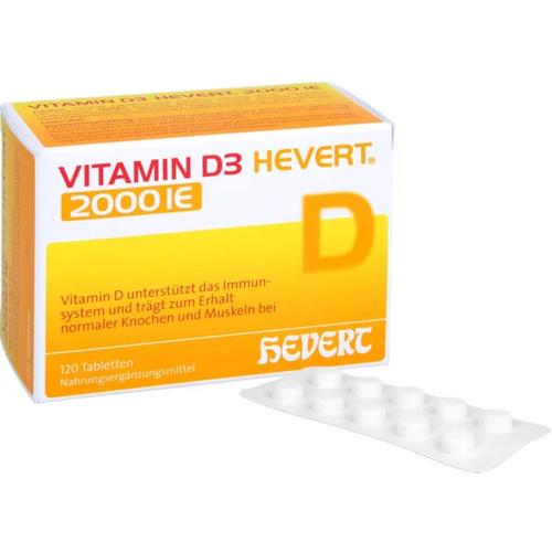 Hevert – VITAMIN D3 2.000 I.E. Tabletten Vitamine