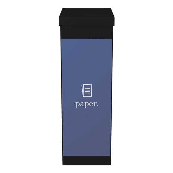 Paperflow Abfallbehälter schwarz 60 L - für Papier schwarz Image