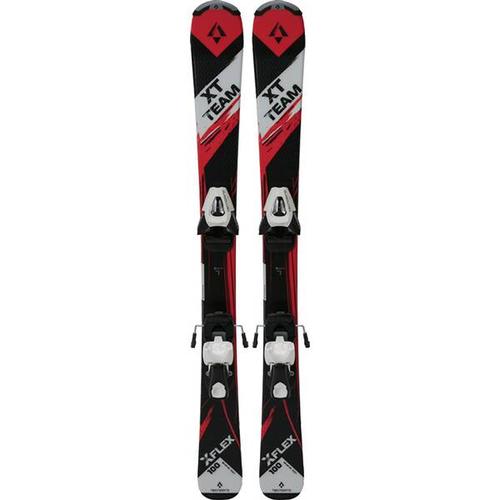 TECNOPRO Kinder Skiset XT Team, Größe 110 in Schwarz/Rot/Weiß