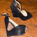 Jessica Simpson Shoes | Jessica Simpson Black Wedge | Color: Black | Size: 6.5