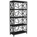 David Francis Furniture 72" H x 36" W Wood Etagere Bookcase Wood in Black | 72 H x 36 W x 16 D in | Wayfair L7080-S129