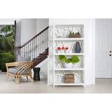 David Francis Furniture 72" H x 36" W Wood Etagere Bookcase Wood in White | 72 H x 36 W x 16 D in | Wayfair L7080-S101