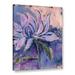 Red Barrel Studio® Blush Lily by Pamela J. Wingard - Print 32.0 H x 24.0 W x 2.0 D in blue/indigo/pink in Wrapped Canvas | Wayfair