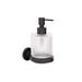 WS Bath Collections Sbeca Soap Dispenser Glass in Black | 6.9 H x 3.6 W x 4.9 D in | Wayfair Sbeca 61103.22.81