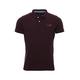 Superdry Mens Polo T-Shirt 'Classic Pique Polo' - Short Sleeved (Deepest Burgundy Grit) L
