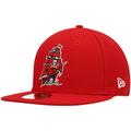 Men's New Era Red Tampa Bay Buccaneers Omaha 59FIFTY Fitted Hat