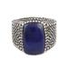 Cobbled Path,'Men's Lapis Lazuli and Sterling Silver Ring'