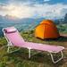 Bring Home Furniture Sleepman Foldable Camping Cot Travel Bed w/ Pillow & Carry Bag in Pink | 12 H x 22.5 W x 74 D in | Wayfair MAG-A41-COT-002-PK