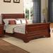 Harriet Bee Scarbrough Sleigh Bed Wood in Brown | 51.25 H x 81 W x 89 D in | Wayfair 46D98E34358C4843946EFE09107CF14C