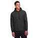 Team 365 TT96 Adult Zone HydroSport Heavyweight Pullover Hooded Sweatshirt in Black size Small | Cotton/Polyester Blend