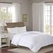 White Noise Level 1 Oversized Cotton Sateen Down Comforter whiteDuck Down | 88 H x 68 W x 2 D in | Wayfair ANEW1122 37377608