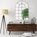 Charlton Home® Cal Arch Window Pane Beveled Wall Mirror Wood in Brown | 44 H x 30 W x 0.9 D in | Wayfair 04506AC1A87E4099A3544177C4BFC4BA