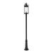 Z-Lite Roundhouse 125 Inch Tall Outdoor Post Lamp - 569PHXL-511P-BK