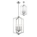 Z-Lite Zander 14 Inch 4 Light Mini Chandelier - 6008-4BN