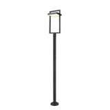 Z-Lite Luttrel 104 Inch Tall LED Outdoor Post Lamp - 566PHXLR-567P-BK-LED