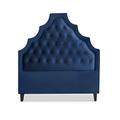 My Chic Nest Lexi Panel Headboard Upholstered/Velvet/Polyester/Cotton in Gray | 65 H x 80 W x 5 D in | Wayfair 520-1010-1120-K