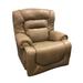 Southern Motion All Star 46" Wide Power Zero Clearance Standard Recliner Leather Match/Genuine Leather in Brown | 49 H x 46 W x 44 D in | Wayfair