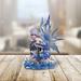 Trinx Ice Fairy w/ Baby Gragon Figurine Resin in Blue/Gray/White | 12 H x 6 W x 5 D in | Wayfair A3691A7198EB4D68913352522DD9D271