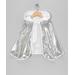 Story Book Wishes Girls' Capes White - White Sequin Cape - Kids