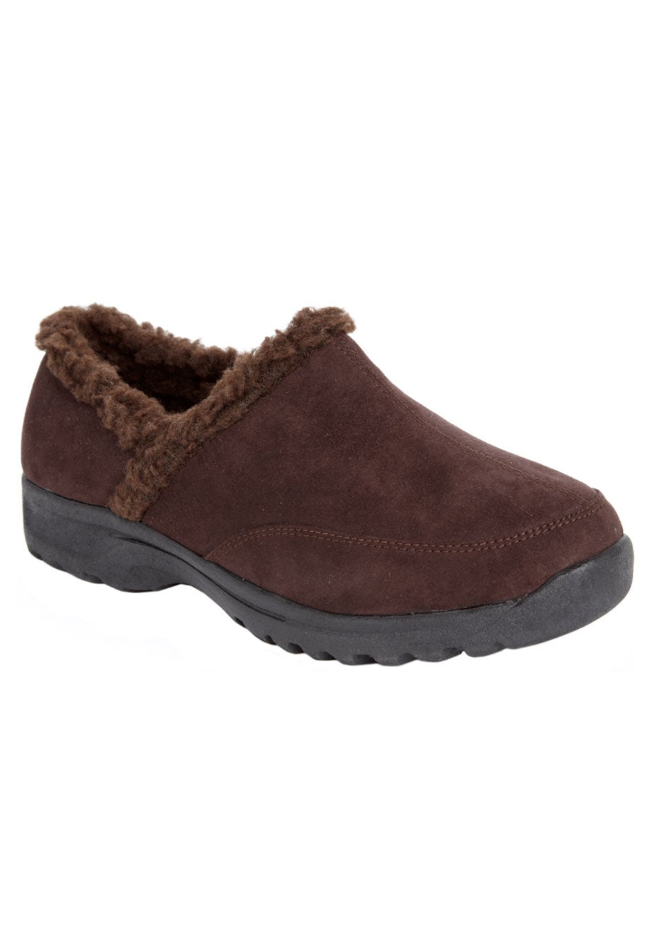 Extra Wide Width Women's The Dandie Clog by Comfortview in Dark Brown (Size 12 WW)