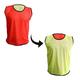 PROSTYLE SPORTS 7 Football Training Reversible Bibs Football Netball Rugby Hockey Cricket (Red/Yellow, Adult (Large-XL)