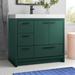 Zipcode Design™ Albers 36" W x 22" D x 34" H Single Bathroom Vanity Wood/Plastic in Green | 34 H x 36 W x 22 D in | Wayfair