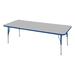 Norwood Commercial Furniture Adjustable Height Rectangular Activity Table Laminate/Metal | 30 H in | Wayfair NOR-RCE2472C-GBL