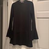 Zara Dresses | Black Zara Long Sleeve Dress | Color: Black | Size: M