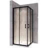 LANABLACK Cabine douche H 180 cm porte coulissante transparent 85 x 100 cm