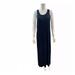 Anthropologie Dresses | Excuse Me, I Have To Go Be Awesome Maxi Dress | Color: Blue | Size: L