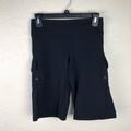 Athleta Shorts | Athleta Black Workout Biker Shorts Xs C42 | Color: Black | Size: Xs