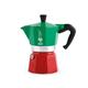 Bialetti 0005322 Manuelle Kaffeemaschine Mokka-Kanne 0,13 l Grün, Rot