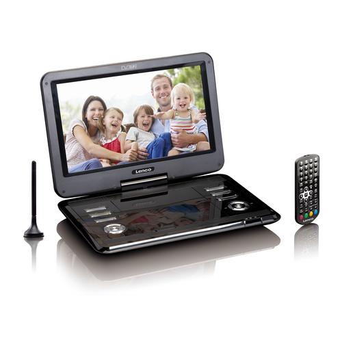 Lenco DVP-1273 Tragbarer DVD-/Blu-Ray-Player Tragbarer DVD-Player Cabrio 29,5 cm (11.6 Zoll) 1280 x 720 Pixel Schwarz