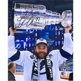 Victor Hedman Tampa Bay Lightning Autographed 8" x 10" 2020 Stanley Cup Champions Raising Photograph