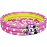 Disney Minnie - Piscina gonfiabile a 3 anelli, con 75 palline