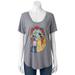 Disney Tops | Disney Beauty & The Beast Stained Glass T-Shirt | Color: Gray | Size: Xsj