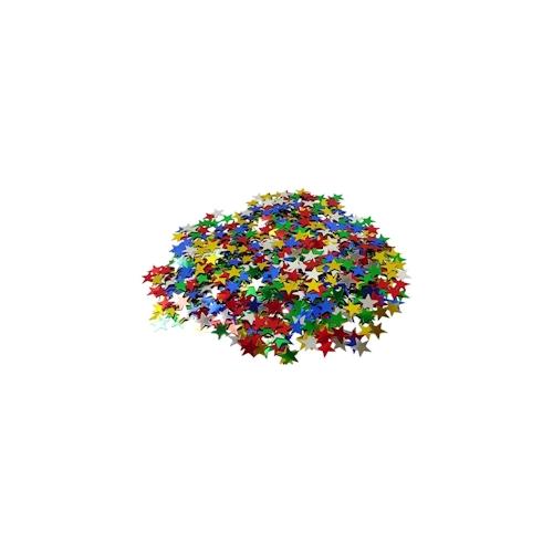 50x Metallkonfetti STERNE bunt 15gr.