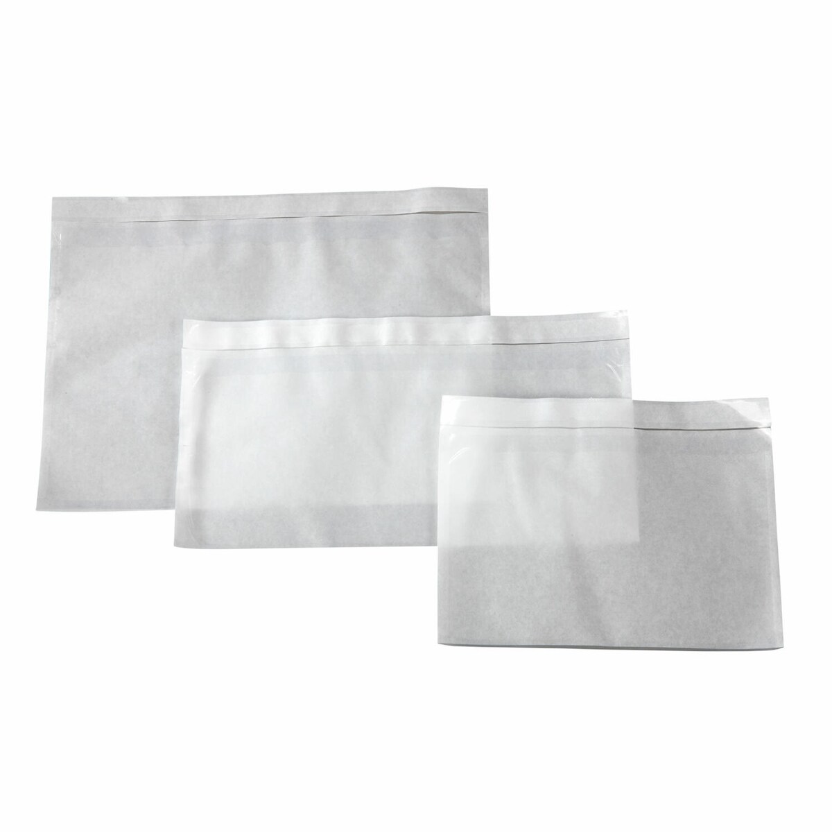 VEPATIM 1000x DOCUFIX Dokumententaschen *transparent ohne Druck* DIN Lang 240x115mm Image