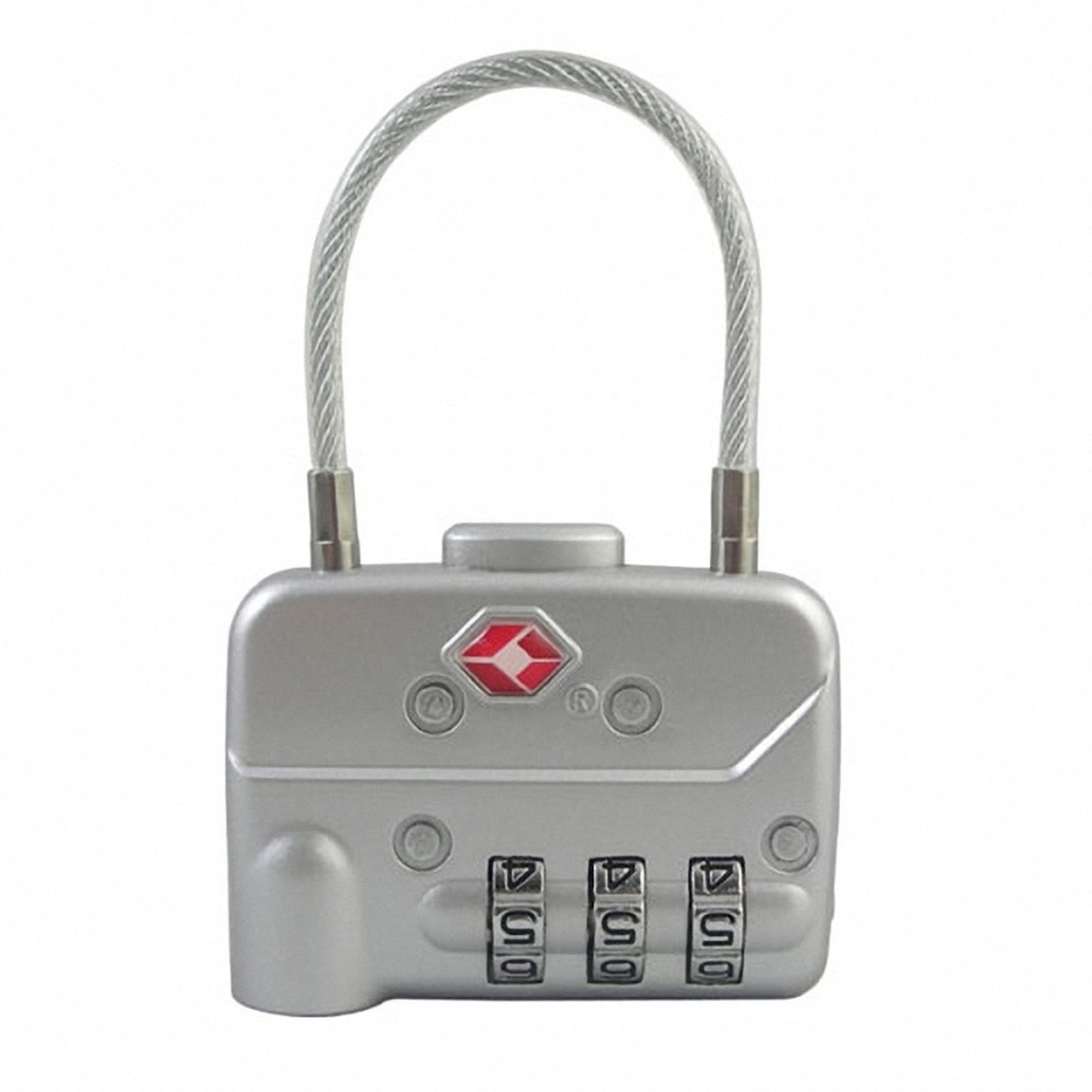 VEPATIM 5x TSA 3-stelliges Zahlenschloss Gepäckschloss Vorhängeschloss aus Metall Image