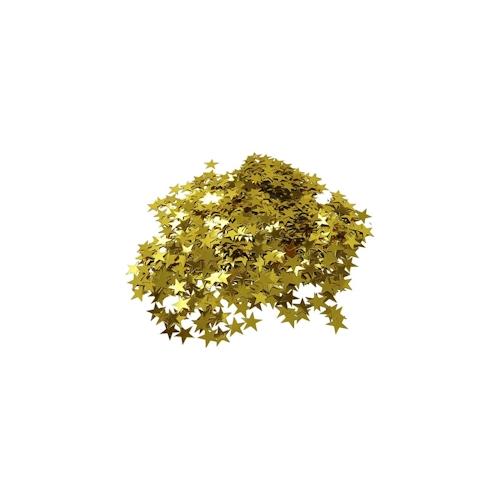50x Metallkonfetti STERNE gold 15gr.