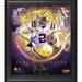 Justin Jefferson LSU Tigers Framed 15" x 17" Stars of the Game Collage - Facsimile Signature