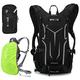 SPGOOD bicycle backpack 20L / 25L -Waterproof ultralight -for women & men multifunctional -with rain cap/helmet cover/phone bag, motorcycle backpacks sports backpack (Black, 25L)