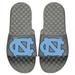 Men's ISlide Gray North Carolina Tar Heels Blown Up Logo Slide Sandals